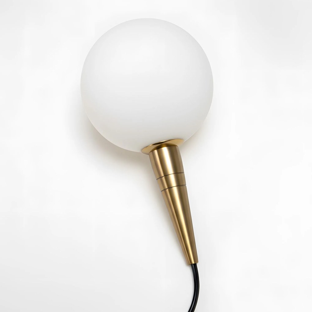 Toolight Toolight, nástenné svietidlo ASTRONAUT APP1804-1W COSMO, biela-zlatá, OSW-04389