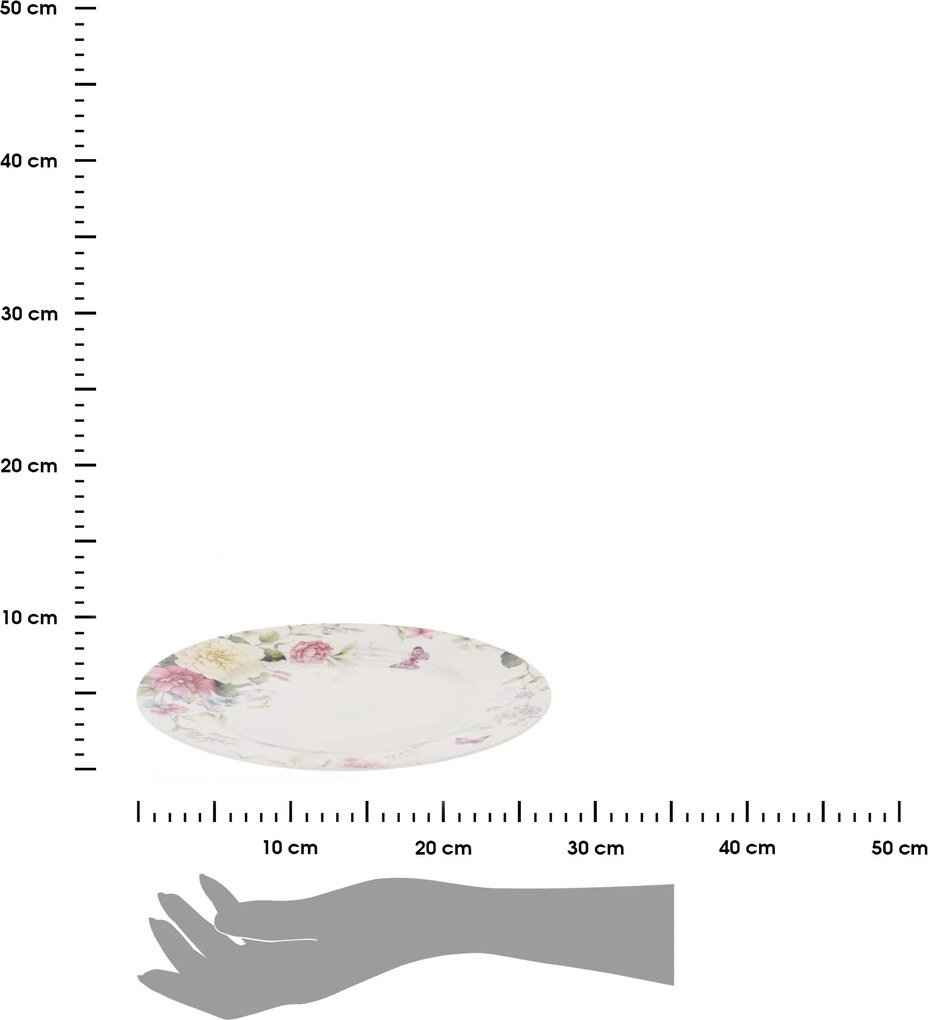 Porcelánový tanier Delicate Flowers, (fi) 27 cm, kvety