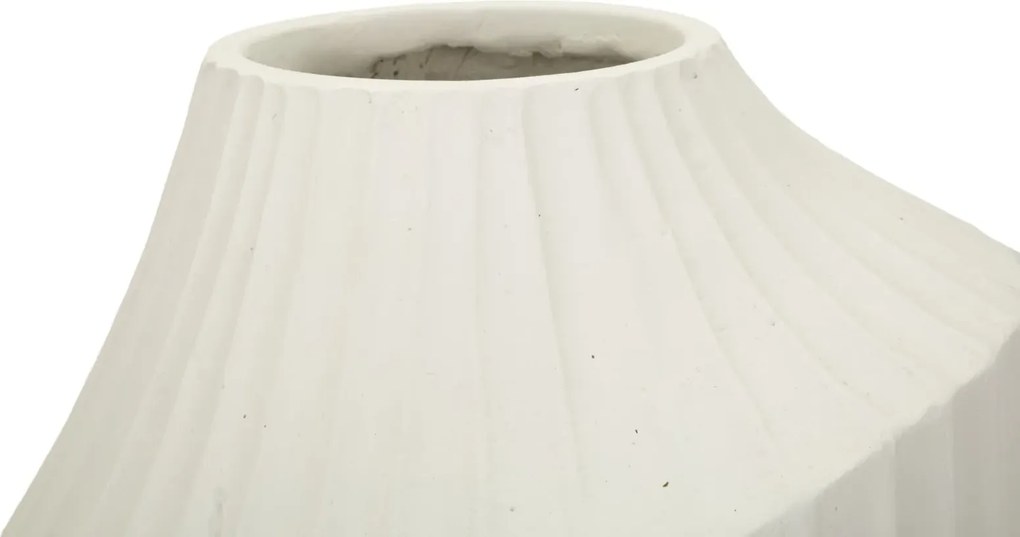 Váza Ice Jar 38 cm krémová