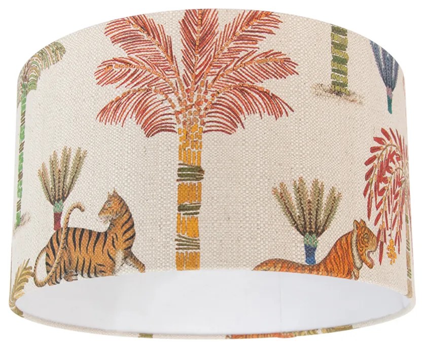 Látkové tienidlo viacfarebné so zvieracou potlačou 35/35/20