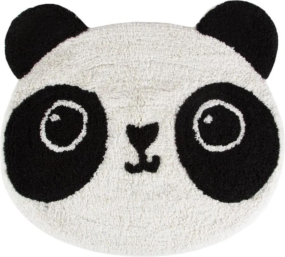 Bavlnený detský koberec Sass & Belle Kawaii Panda, 63 × 55 cm