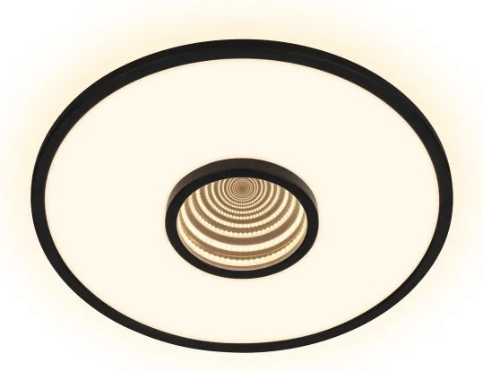 Briloner 3847015 - LED stropné svietidlo TORO LED/18W/230V pr. 42 cm čierna