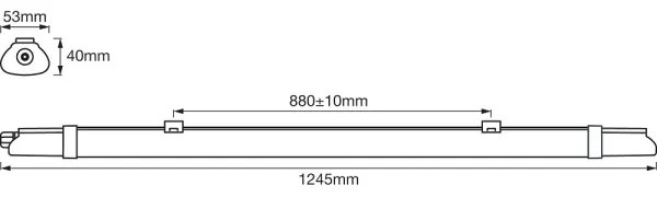 Ledvance - LED Technické žiarivkové svietidlo DAMP LED/18W/230V IP65