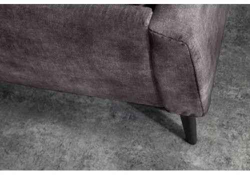 Posteľ 41670 180x200cm Boutique Zamat Tmavošedá  - Komfort-nábytok