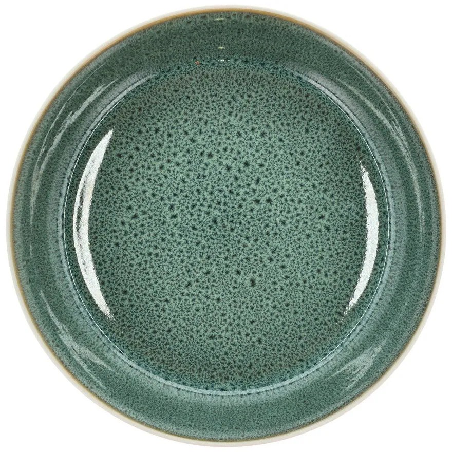 Biela/zelená miska z kameniny 850 ml Gastro White/Green – Bitz