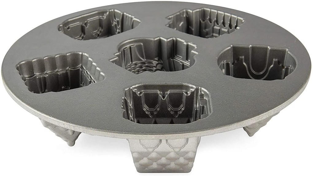 Nordic Ware Hliníková forma na 6 mini báboviek Cozy Village Pan