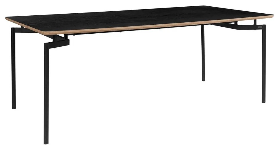 Čierny jedálenský stôl 100x200 cm Alto – Støraa