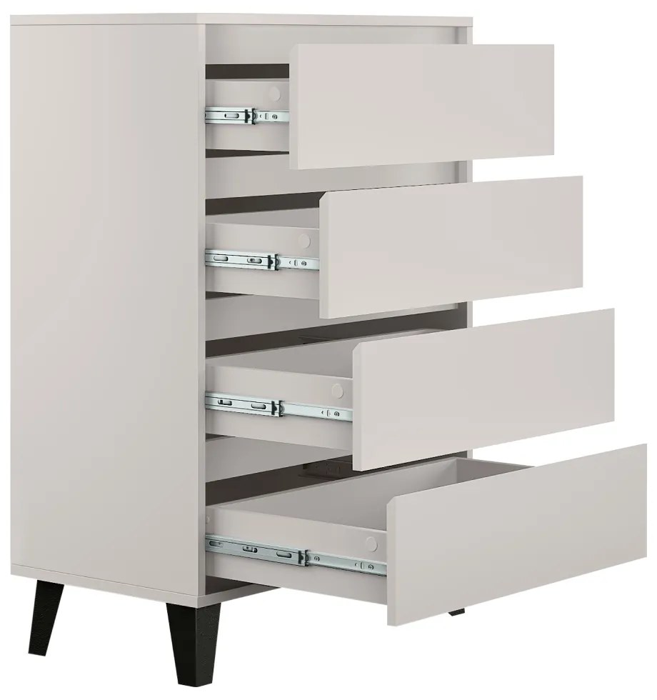 Komoda BOGAN 4S70, biela