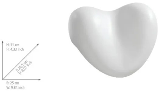 WENKO 18936100-Vankúš TROPIC 25x20,5 cm biely