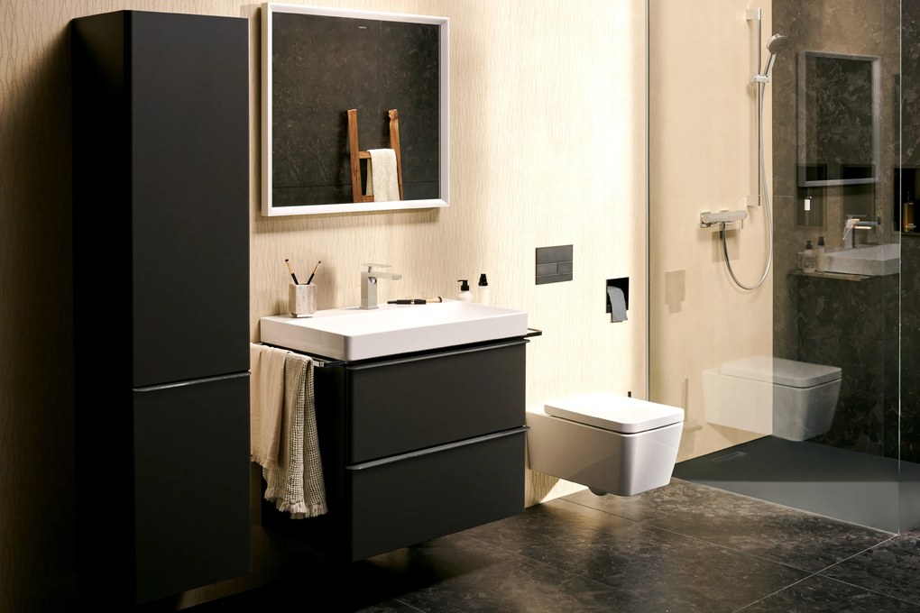 Hansgrohe Tecturis E, páková umývadlová batéria 110 CoolStart EcoSmart+ s odtokovou garnitúrou, chrómová, HAN-73014000