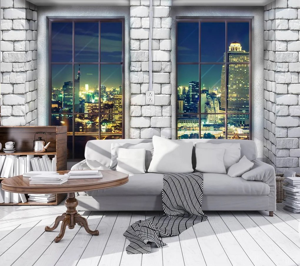 Fototapeta - Okná (152,5x104 cm)