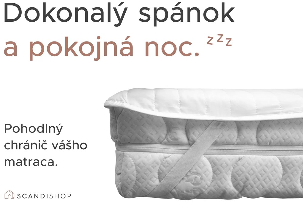 Nepremokavý chránič na matrac PREŠÍVANÝ 90x200 cm