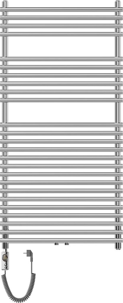 Mexen Sol, elektrické vykurovacie teleso 1200x600 mm + vykurovacia tyč 600 W, chrómová, W125-1200-600-2600-01