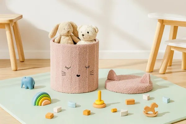 Taburetka BUBBY ružová PHO4236