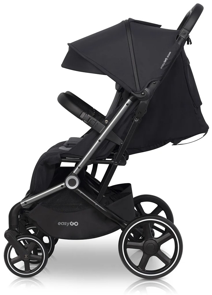 Súrodenecký kočík EasyGo Echo Ebony Black