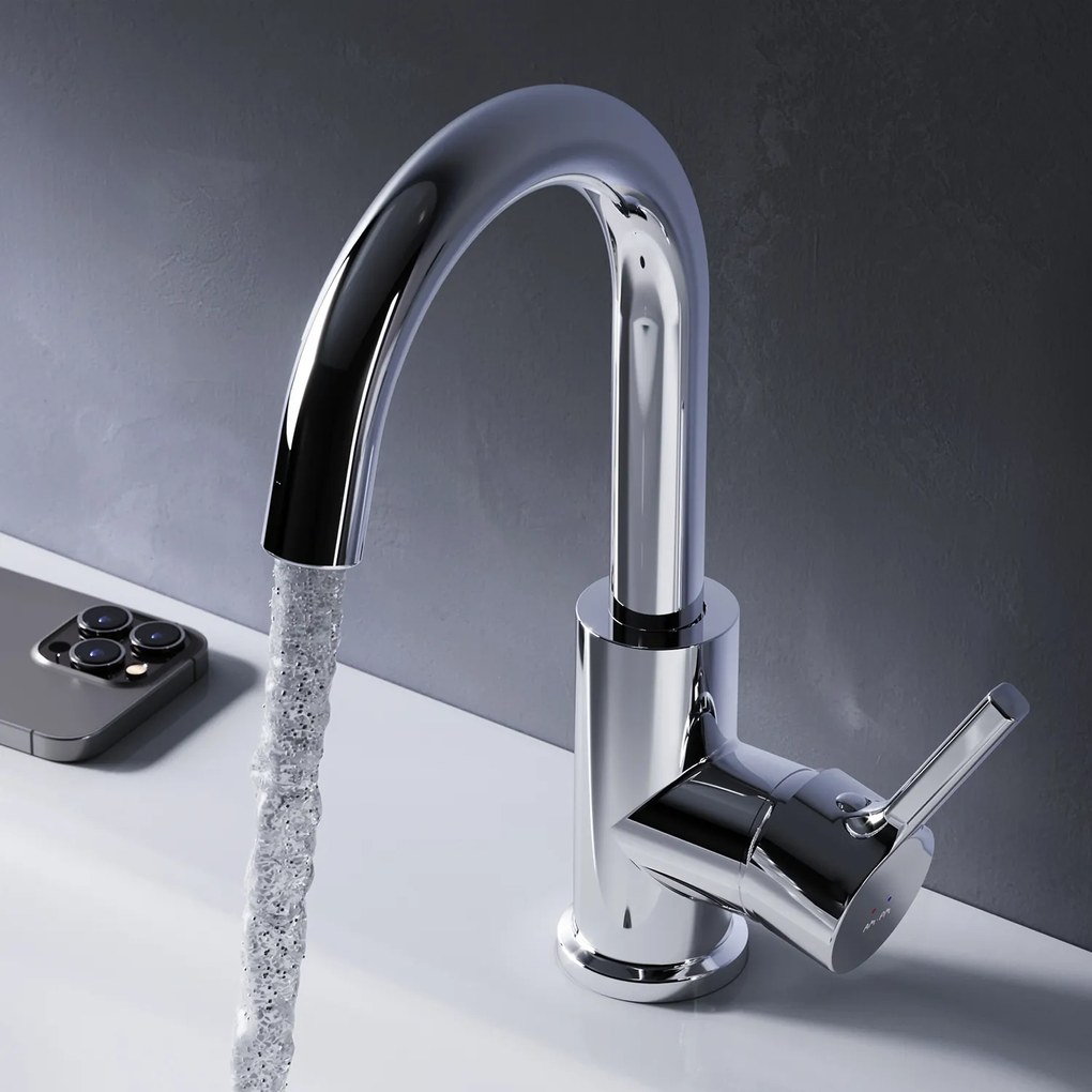 Umývadlová batéria AM.PM X-Joy S FXB02700 jednopáková, chróm