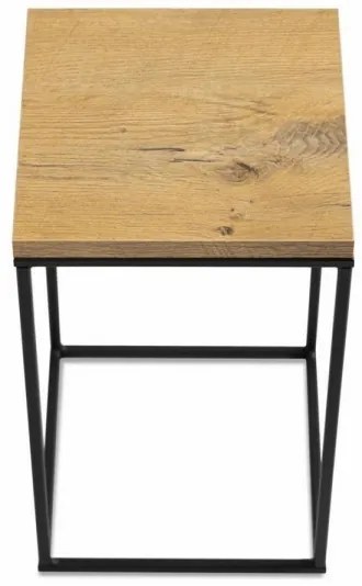 Stojan na kvety BASICLOFT 40x24 čierna/hnedá