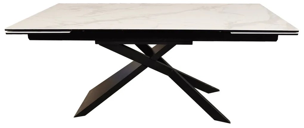 Rozťahovací keramický stôl Natasha 180-220-260 cm sivý