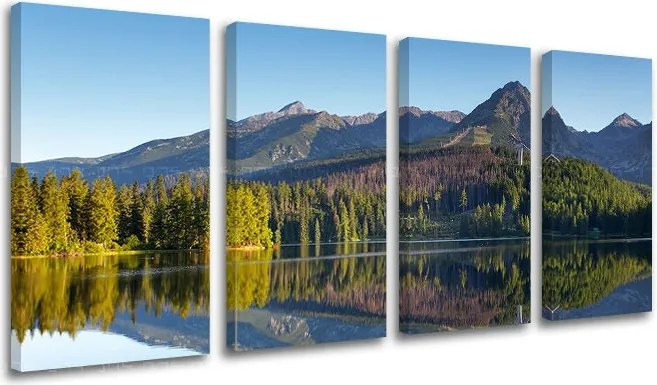 Obraz na stenu 4 dielny SLOVENSKO SK017E41