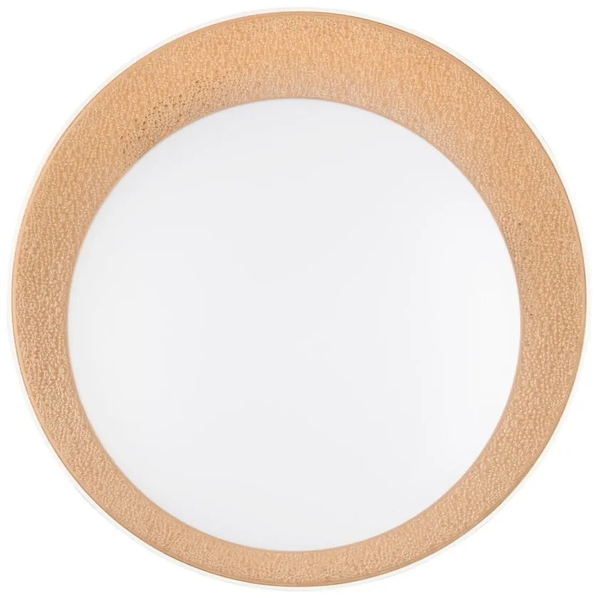 Bielo-svetlohnedé LED stropné svietidlo ø 45 cm Aleta – Trio