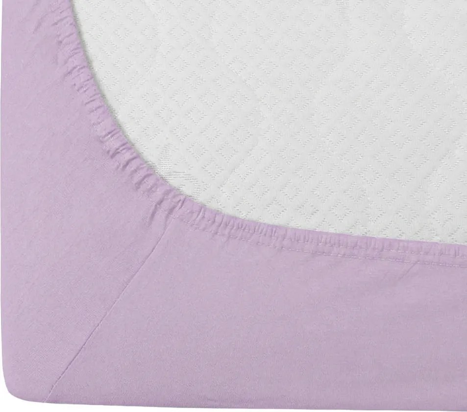 Jersey plachta BASIC svetlofialová 90 x 200 cm