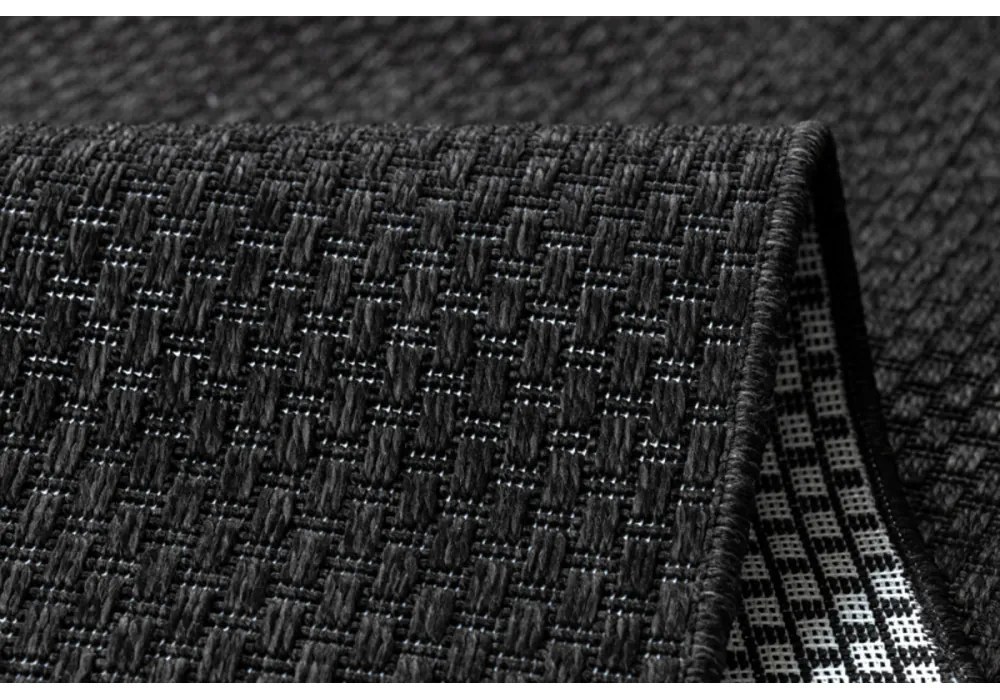 Kusový koberec Decra čierny atyp 60x250cm