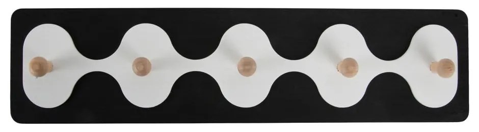 Čierny nástenný vešiak 48 cm Rizar – PT LIVING