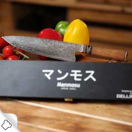 nůž šéfkuchaře Chef 230mm Dellinger Manmosu - Professional Damascus