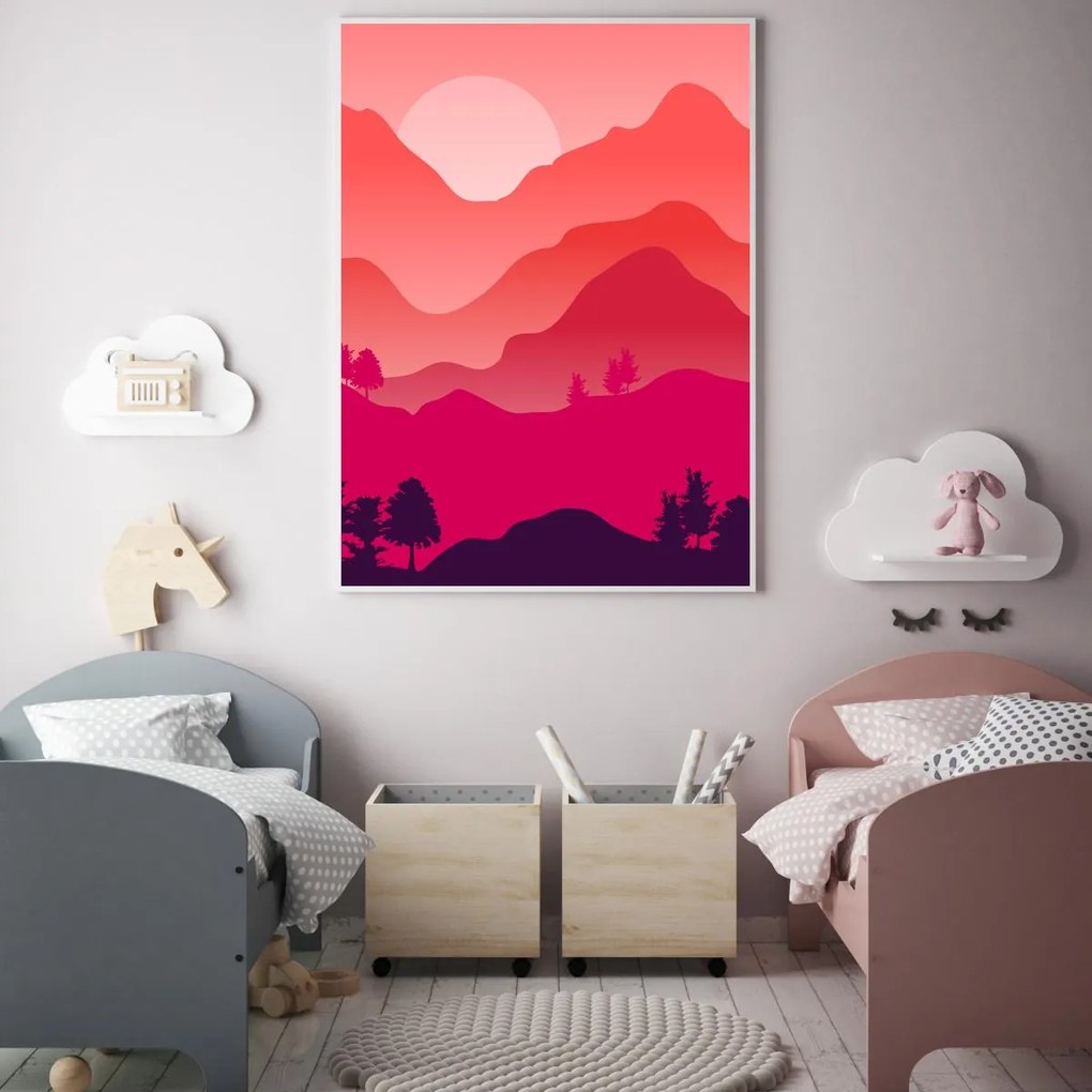 Plagát - Horská krajina (A4)