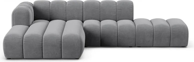 Svetlosivá rohová pohovka (ľavý roh) Lupine – Micadoni Home