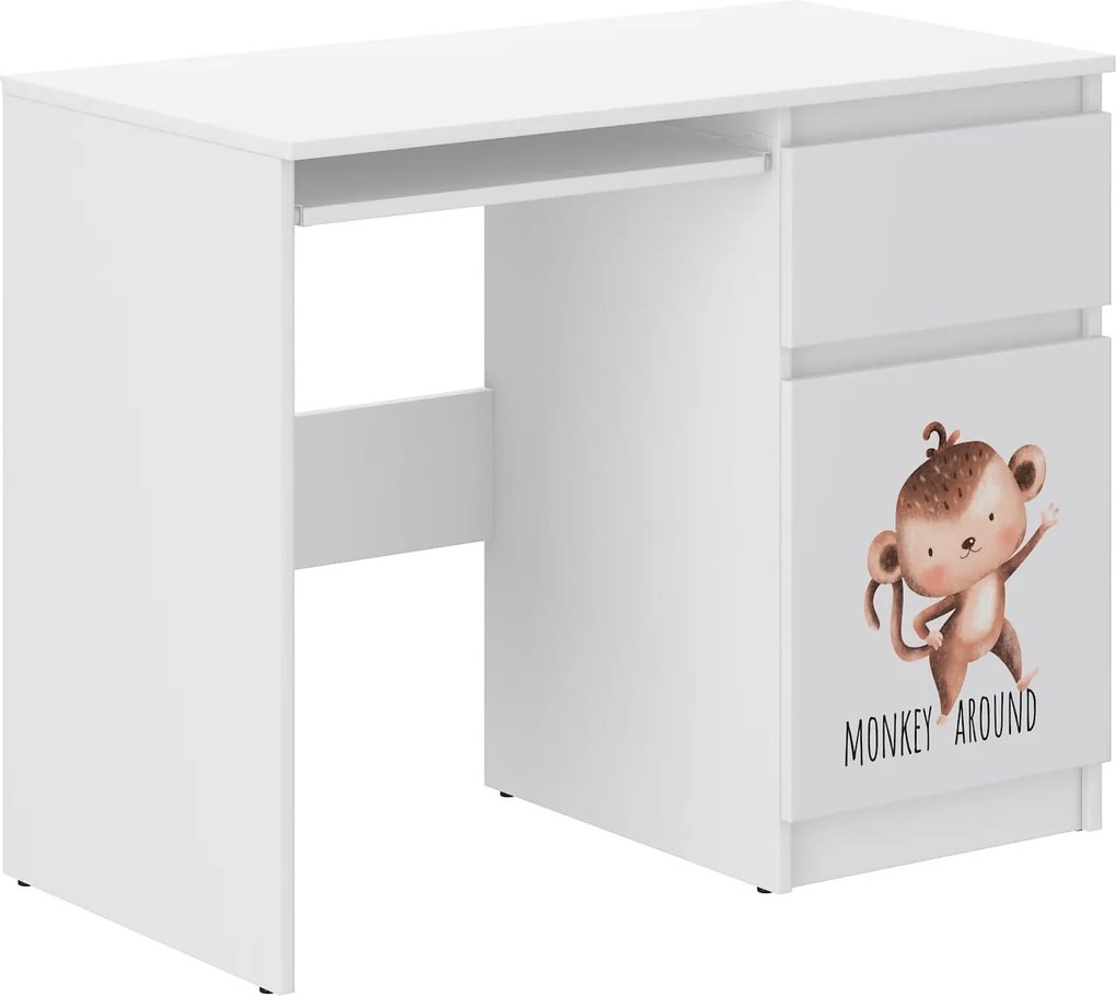 Wooden Toys Detský písací stôl N-33 SAFARI OPICA