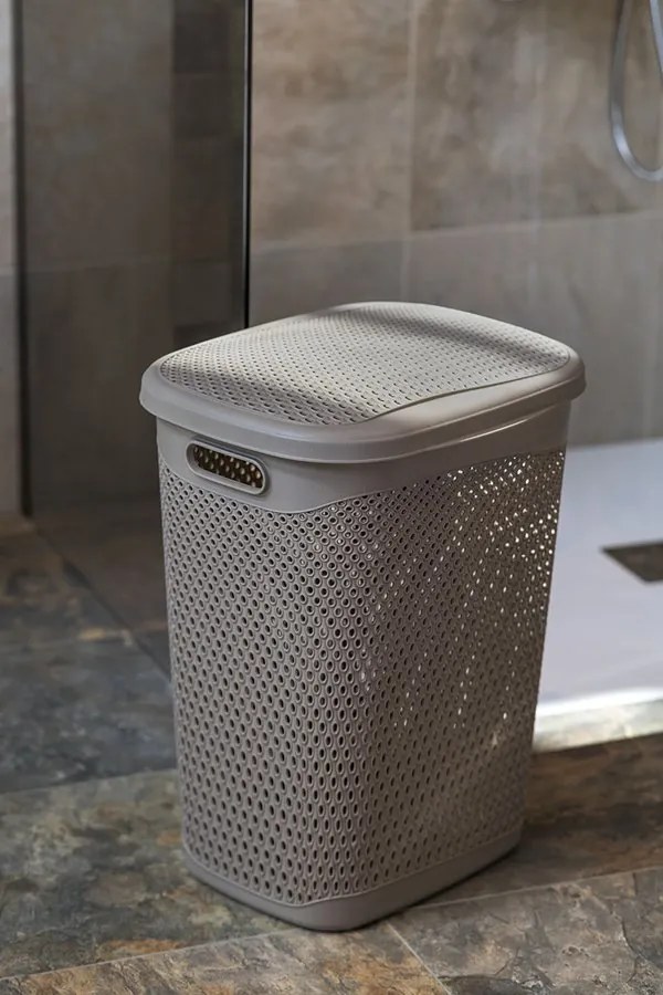 Aqualine Sapho, KATRE Kôš na bielizeň s vekom, 55l, terra, TRN-171-05