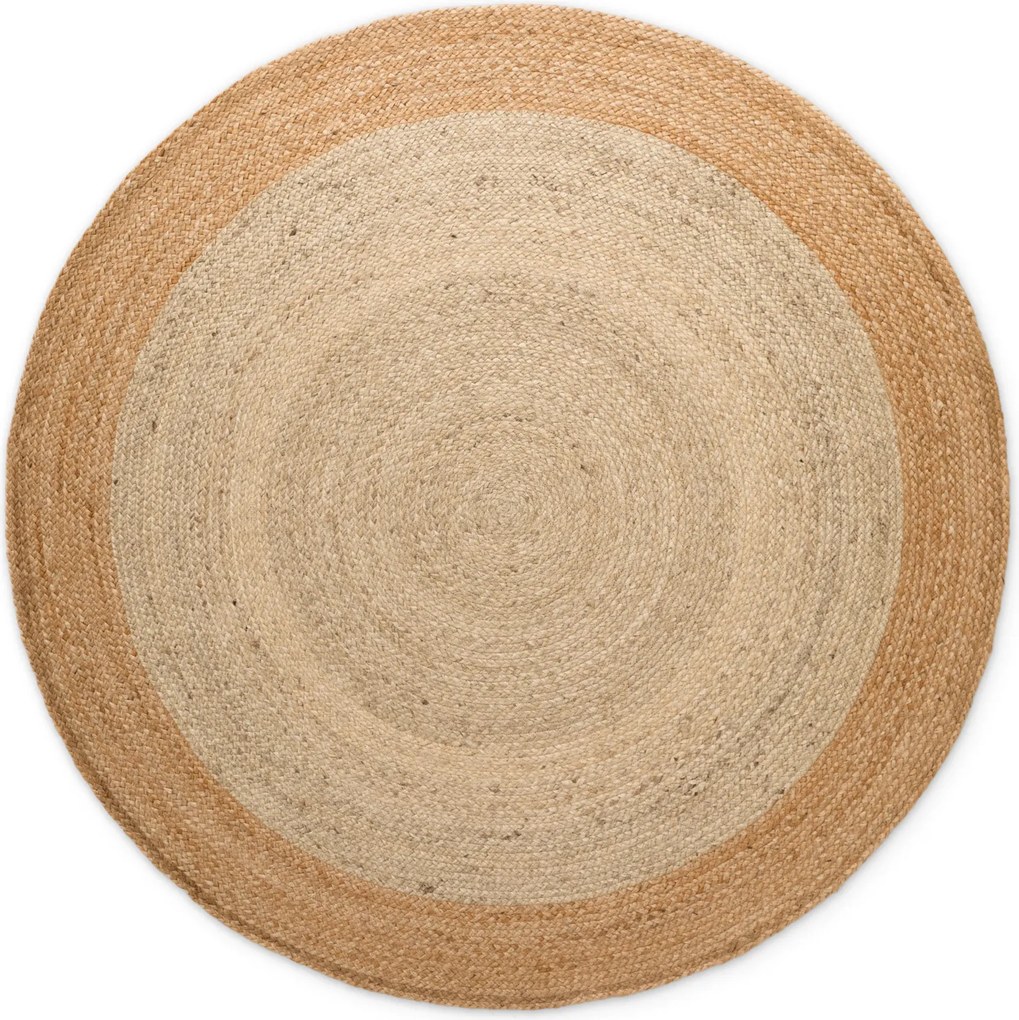Hanse Home, Kusový koberec Jutta 106225 Natur Ivory/Gold kruh, 100x100 (priemer) kruh, béžová, chodba / predsieň