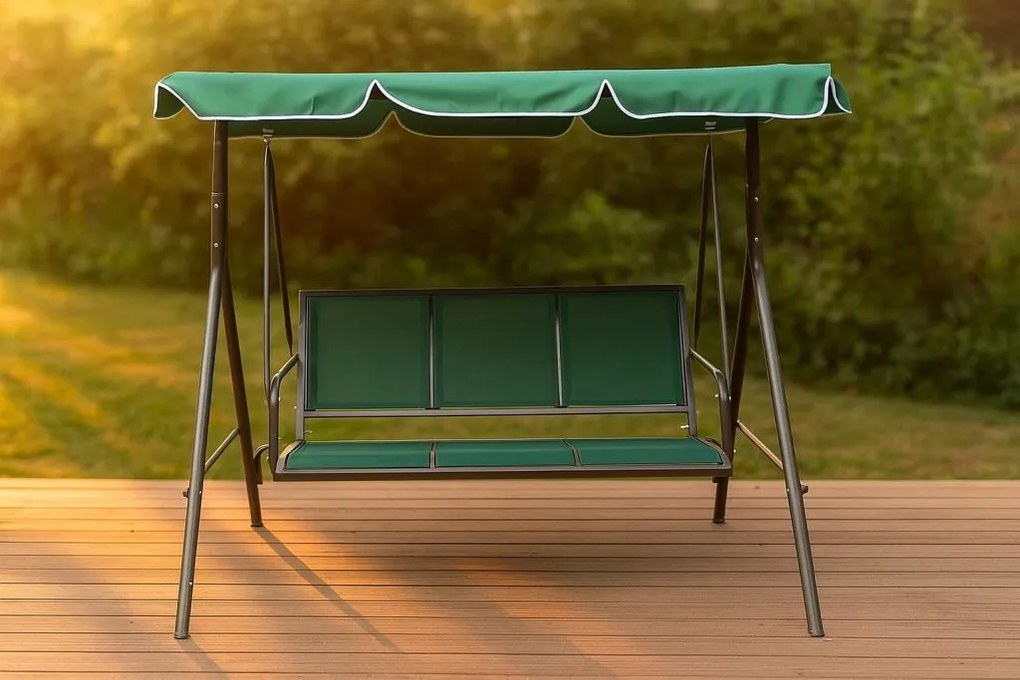 Rojaplast COMFORT 6546 Záhradná hojdačka zelená