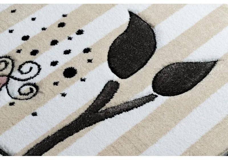 Dywany Łuszczów Detský kusový koberec Petit Birds cream - 120x170 cm