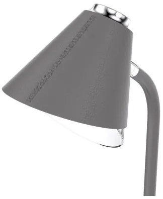 Immax 08972L - LED Stmievateľná stolná lampa FINCH LED/9W/12/230V šedá/chróm