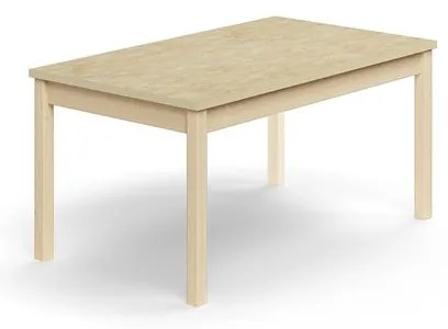 Stôl DECIBEL, 1200x700x590 mm, akustické linoleum, breza/béžová