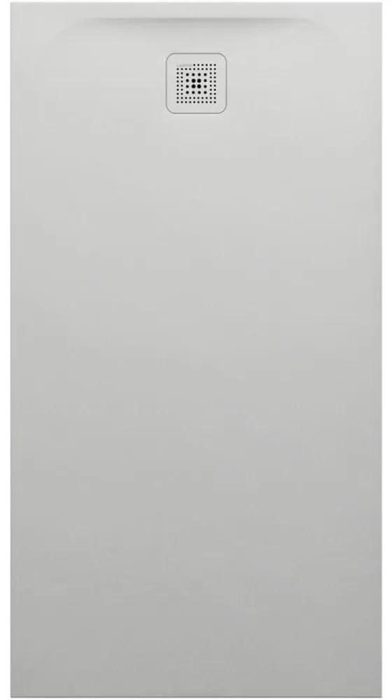 LAUFEN Pro obdĺžniková sprchová vanička z materiálu Marbond, odtok na kratšej strane, 1500 x 800 x 42 mm, svetlá šedá, H2139510770001