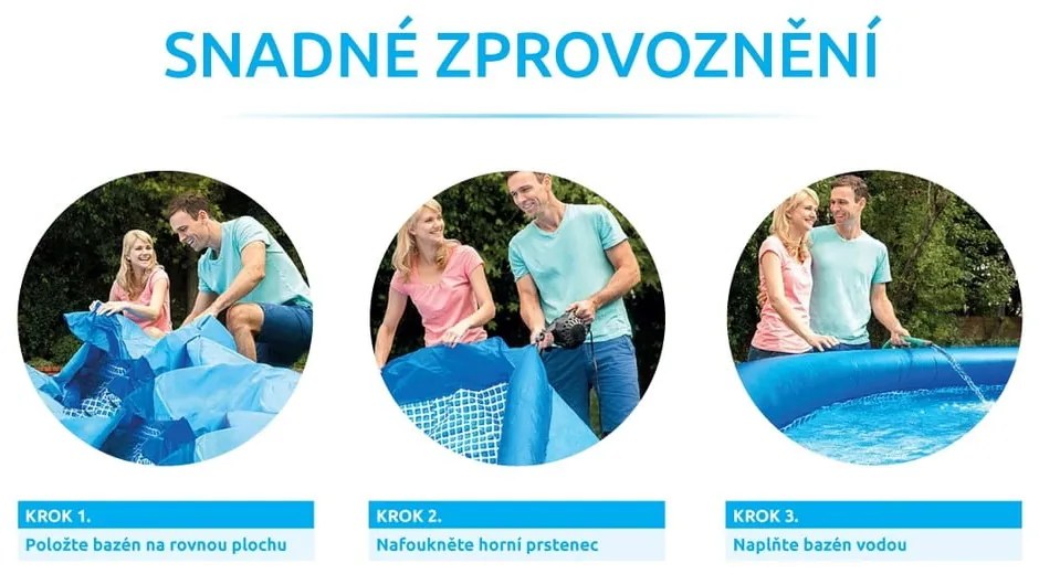 Nafukovací bazén ø 366 cm hĺbka 91 cm Tampa – Marimex