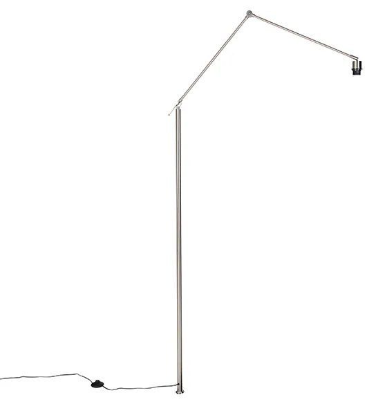 Stojaca lampa s ramenom oceľ - Editor