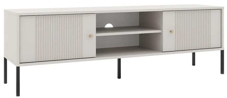 Televízny stolík LUE béžová/čierna