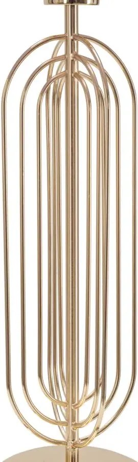 Stolná lampa Krista 64 cm ružovo-zlatá