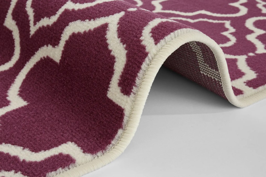 Mujkoberec Original Kusový koberec Mujkoberec Original 104302 Cream/Violet - 80x150 cm