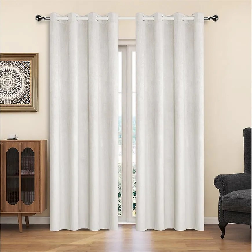 Záves na krúžkoch YC11933/200G/112/140x250 cm krémový