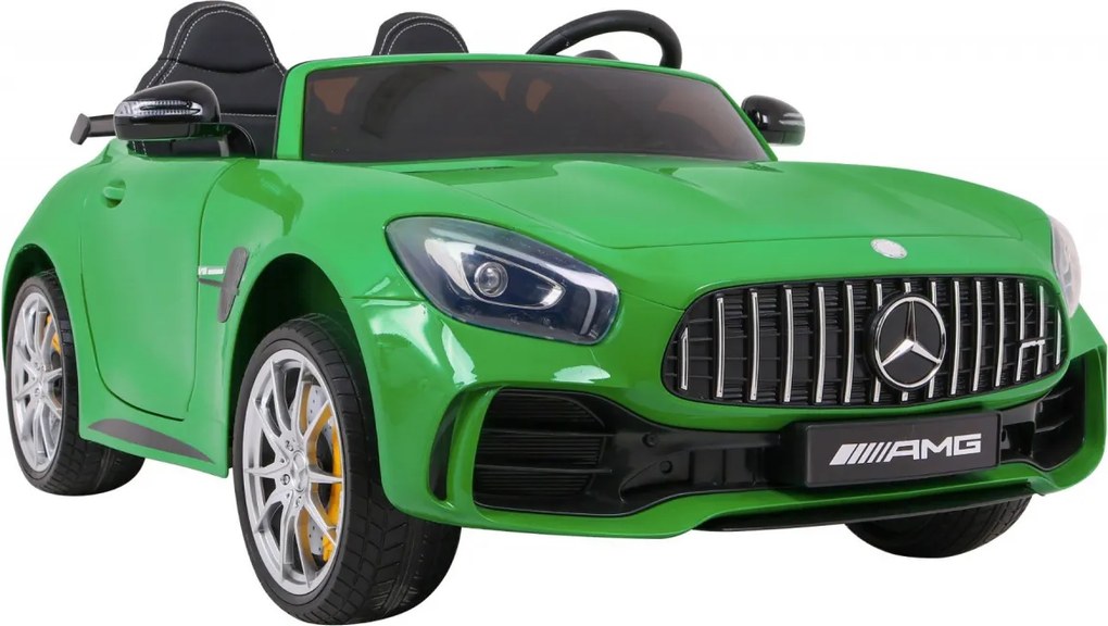 Ramiz Elektrické autíčko Mercedes-Benz GT R pre deti zelené + pohon 4x4
