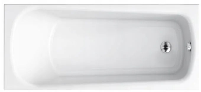 Cersanit Nao, akrylátová vaňa 160x70cm + nožičky, biela, S301-243