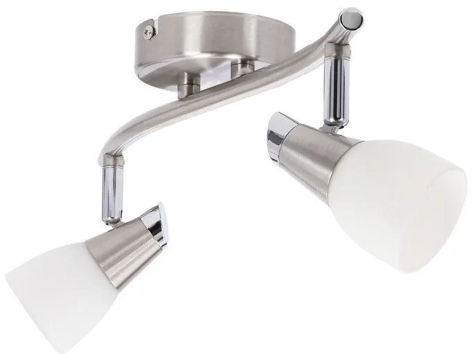 Nástenná svietiaca páska 2X40W G9 matná/chróm biela SELIA