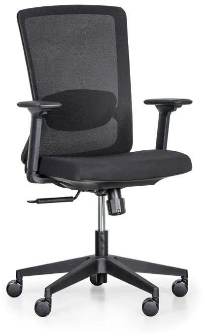 Kancelárska stolička KIRK, čierna