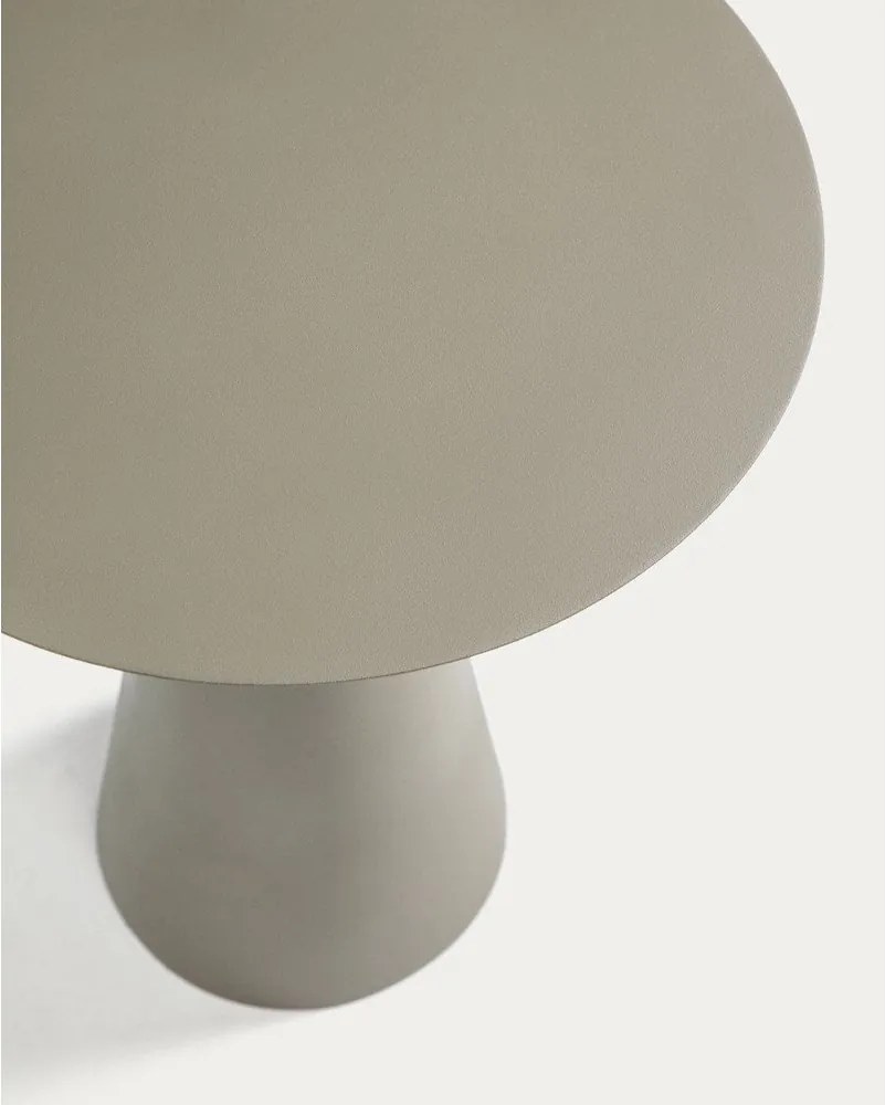 Kovový okrúhly odkladací stolík ø 40 cm Shirel – Kave Home