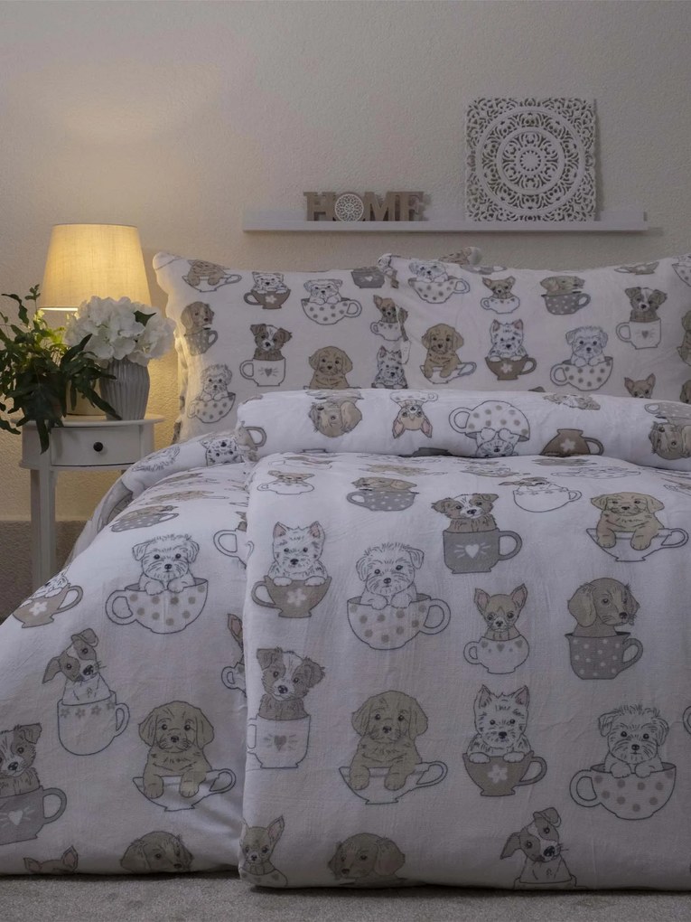 Predĺžené obliečky mikroplyš Exclusive – Šteniatka